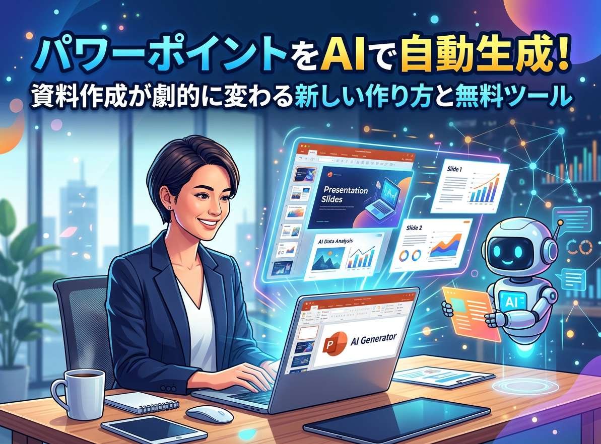 パワーポイントをAIで自動生成