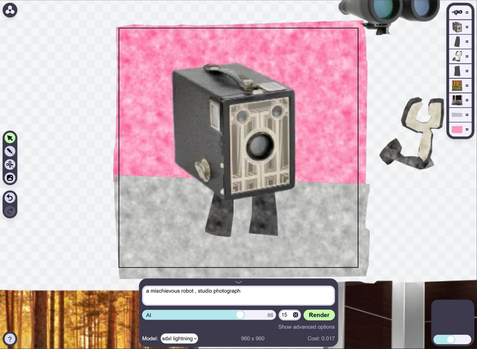 collage based image creation