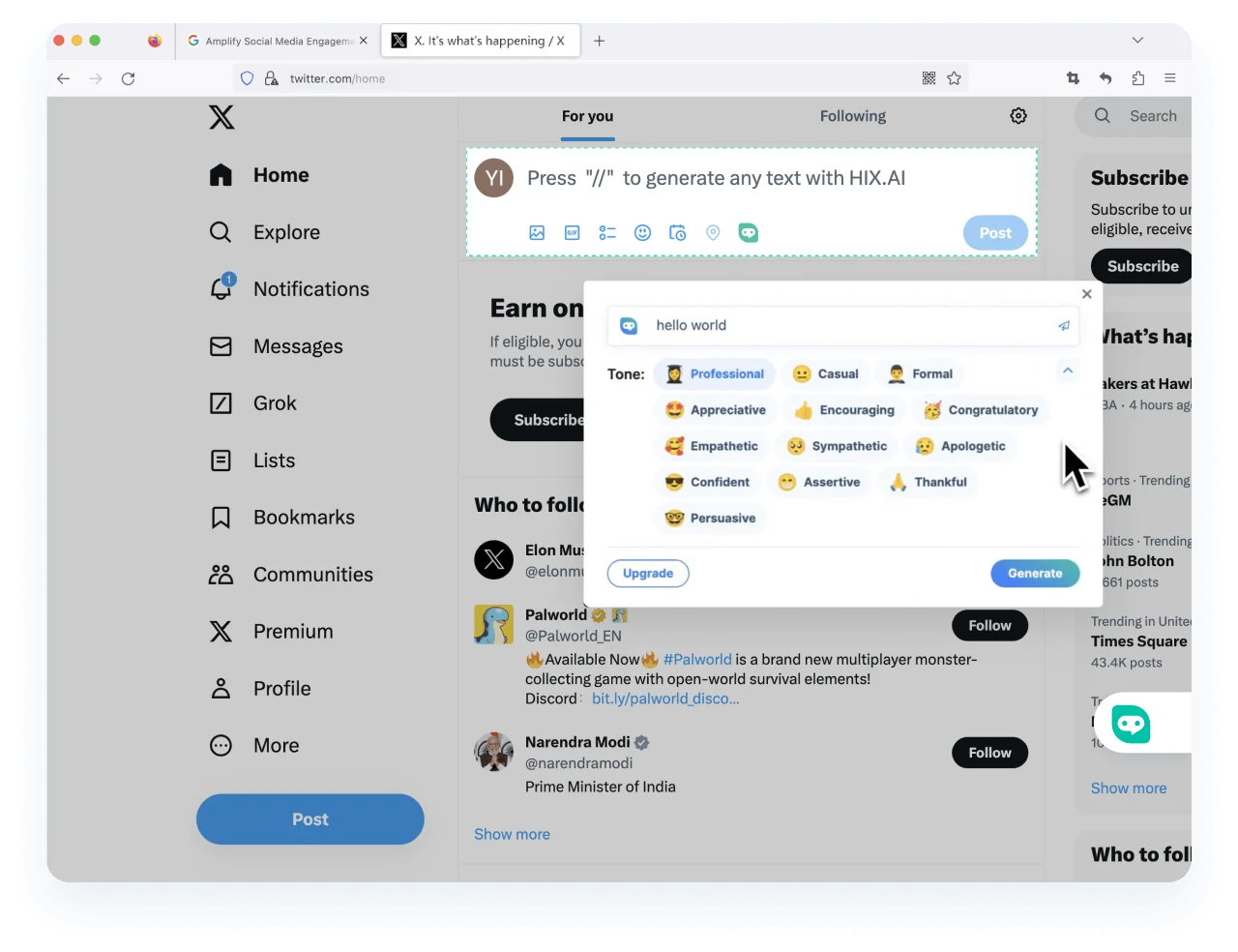 <span class="text-[#00D3B6]">增强</span>Firefox 上的社交媒体参与度