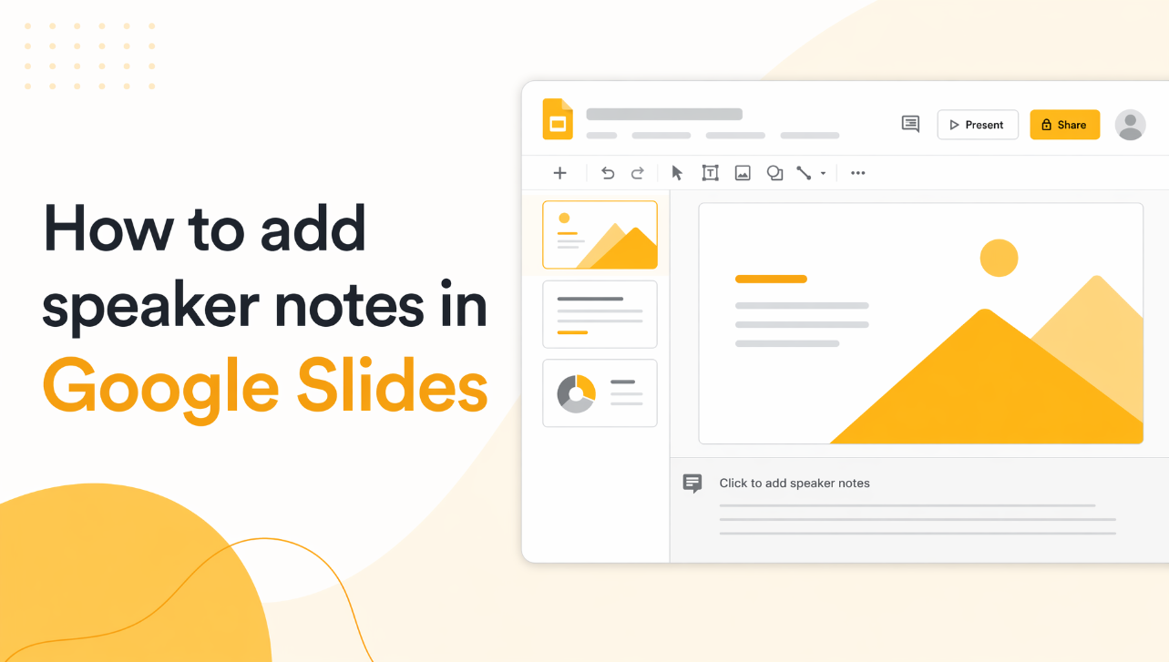 Comment ajouter des notes de présentateur dans Google Slides