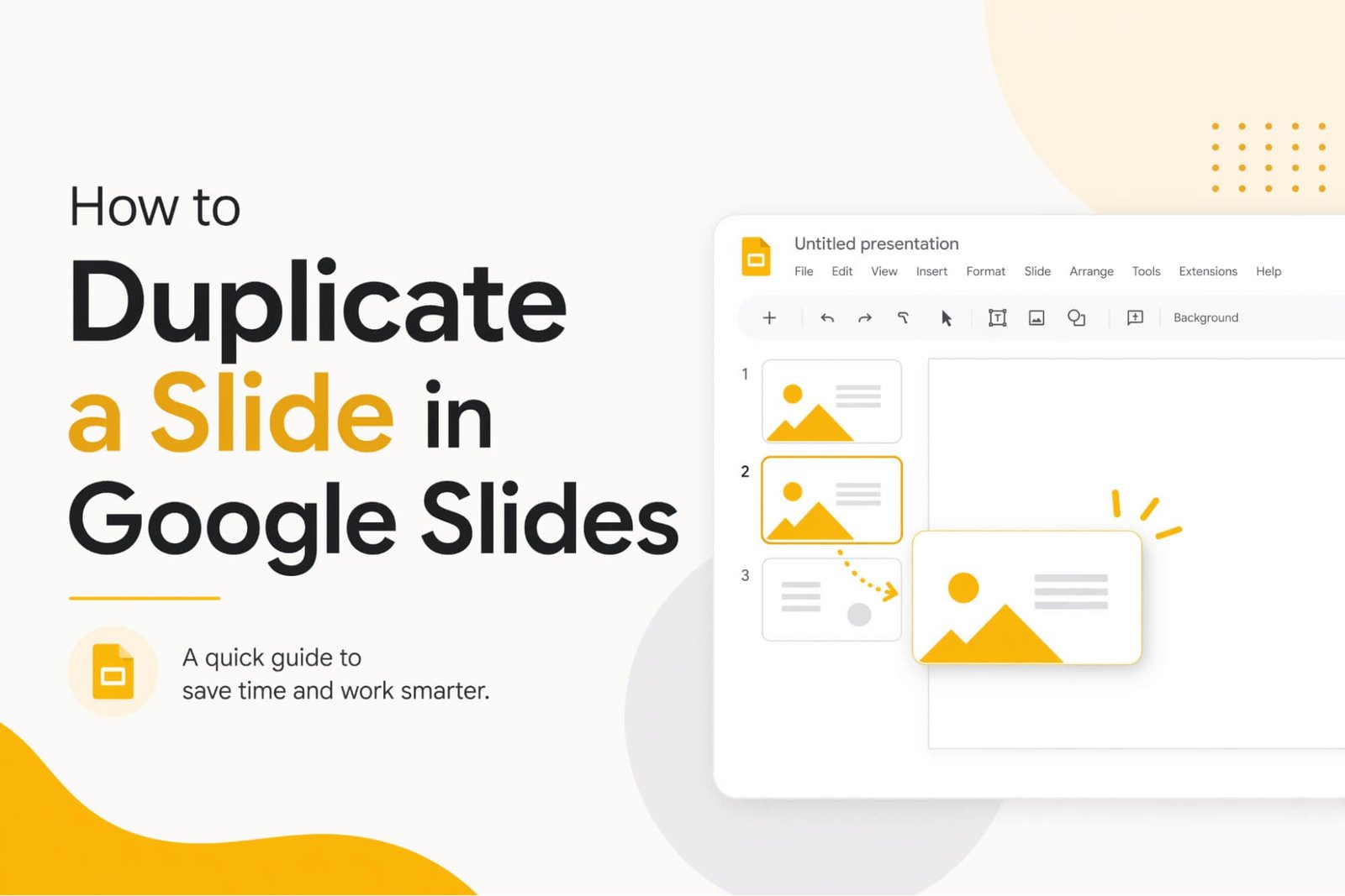how to duplicate a slide in google slides