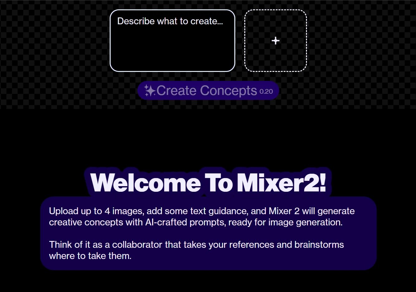 image mixing and branching