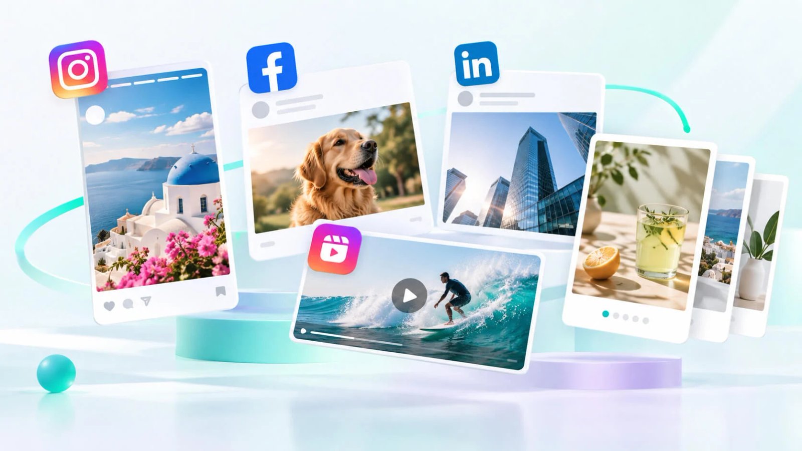 Des visuels sociaux multiplateformes simplifiés