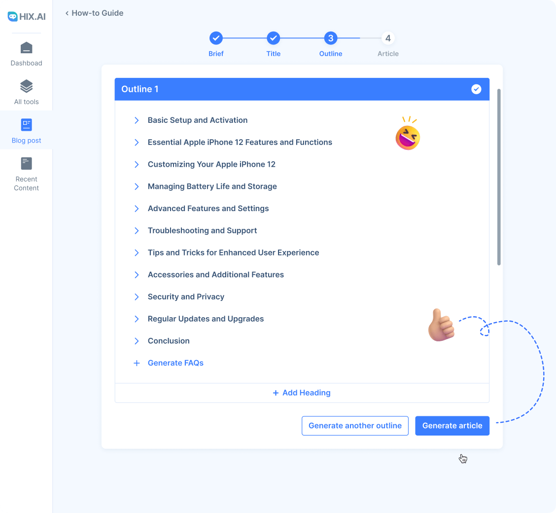 <span class="text-[#00D3B6]">Comment</span> fonctionne le générateur de guides pratiques HIX.AI ?