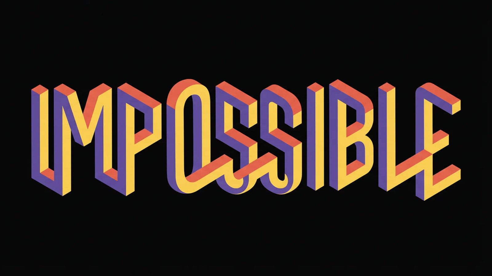 Realistic text output: word impossible